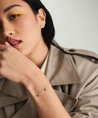 Baguette Gemstone Bracelet