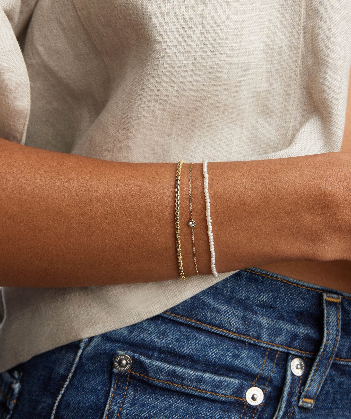 Micro Pearl Bracelet