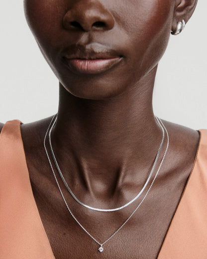 Lab Grown Sapphire Necklace Bundle