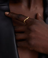 Dôme Figure Slim Ring
