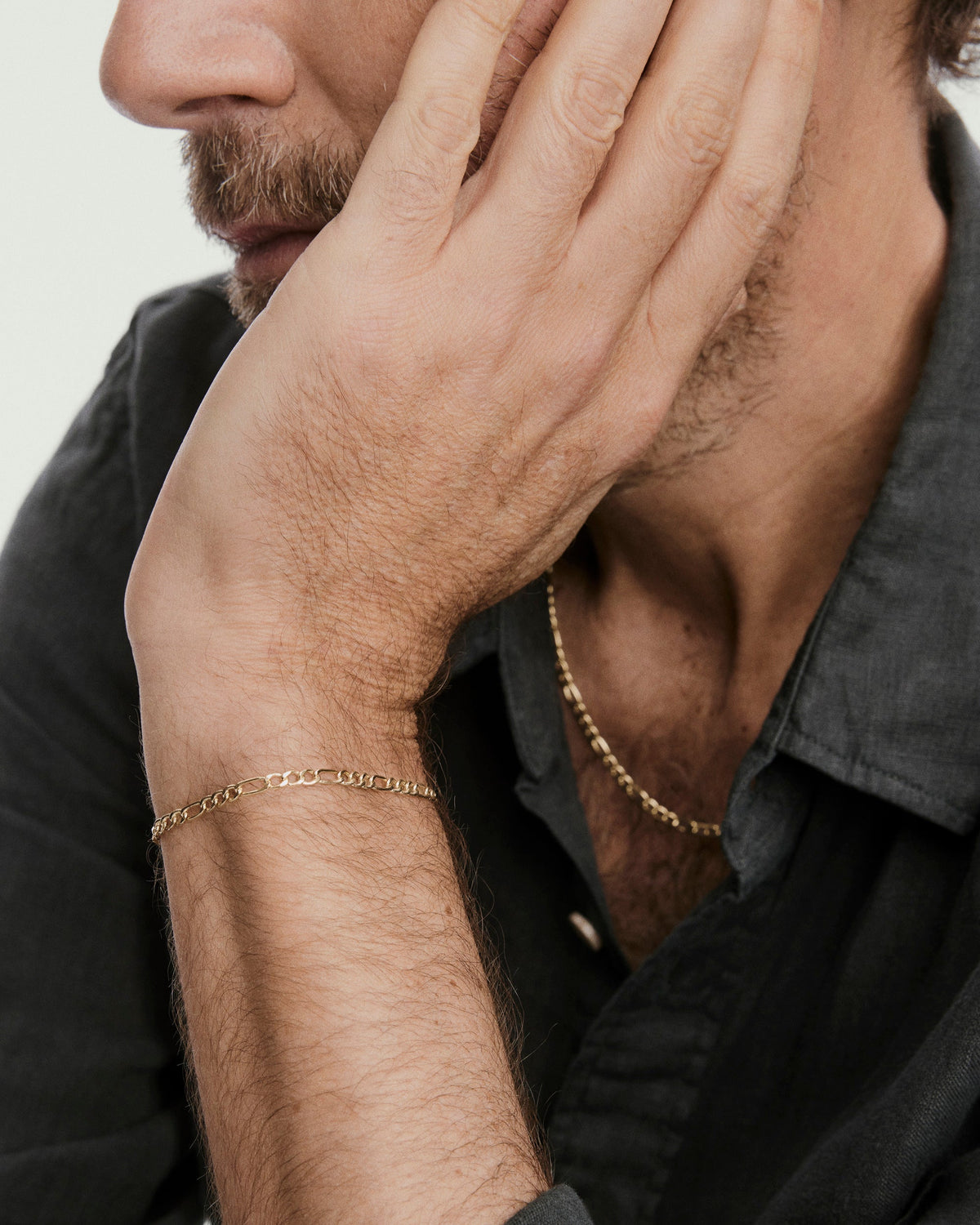 Bold Figaro Chain Bracelet