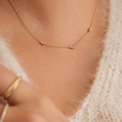 Floating Sapphire Necklace