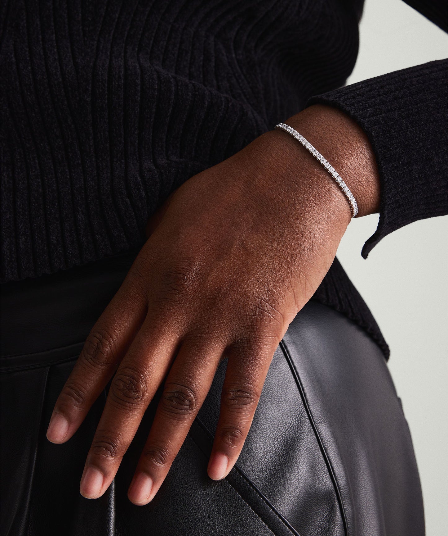 Lab Grown Diamond Tennis Bracelet 2.5mm