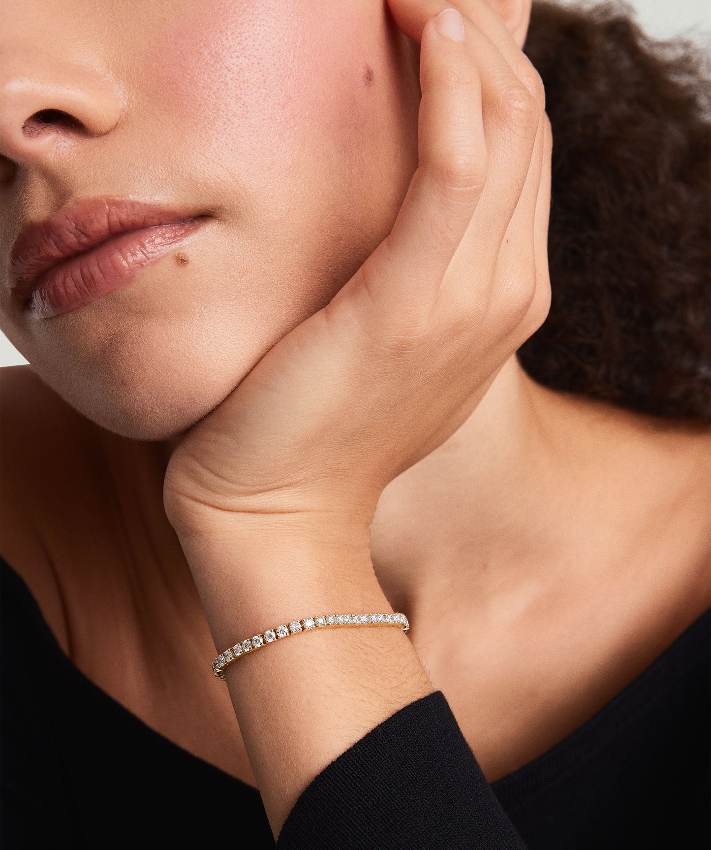 Labor-gezüchtet Diamant Tennis Armband 2.5mm