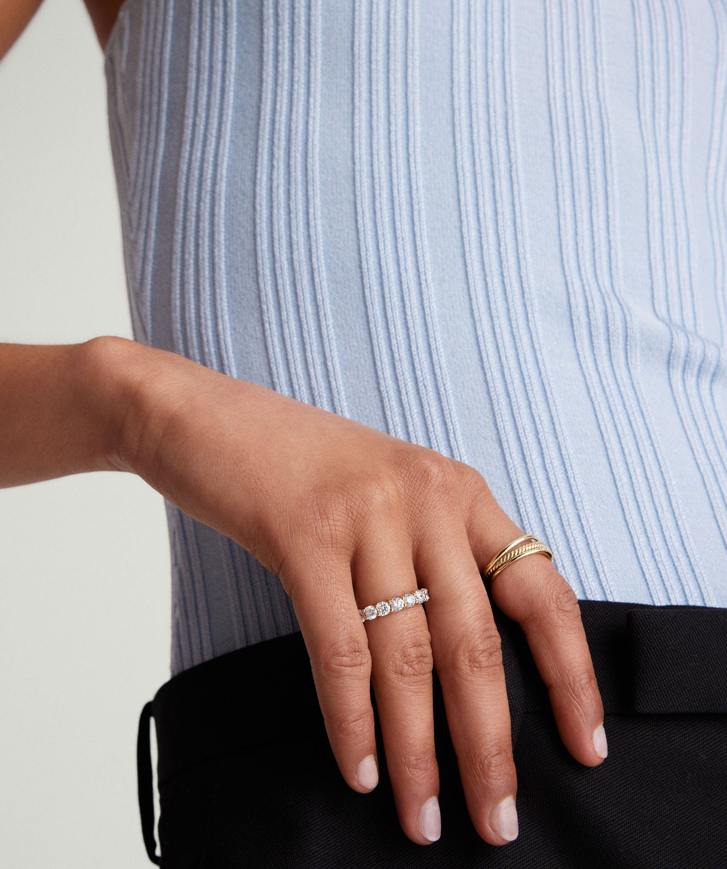 3.5mm Lab Grown Diamond Eternity Band