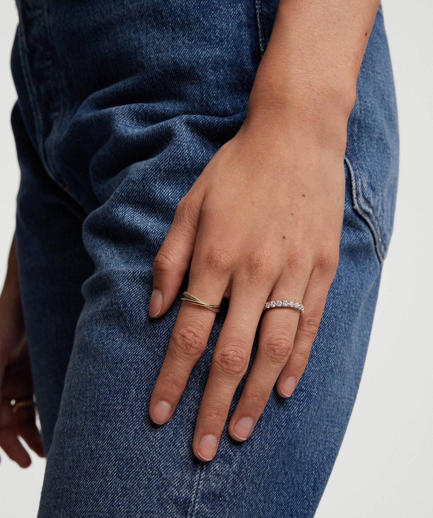 3mm Labor-gezüchtet Diamant Eternity Band