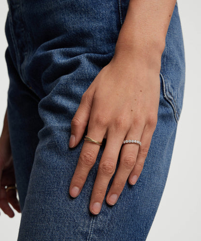 3mm Labor-gezüchtet Diamant Eternity Band