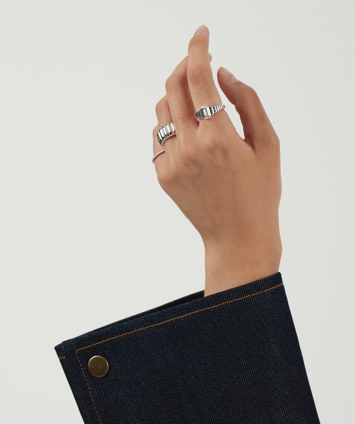 Charlotte Step Cut Signet Ring