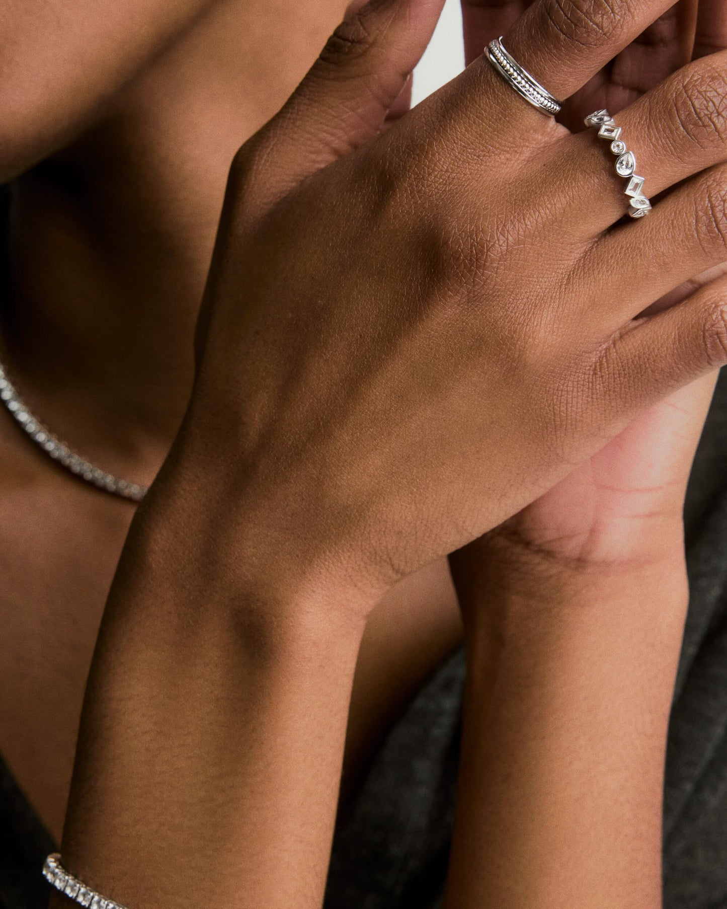 Edie Lab Grown Sapphire Eternity Ring