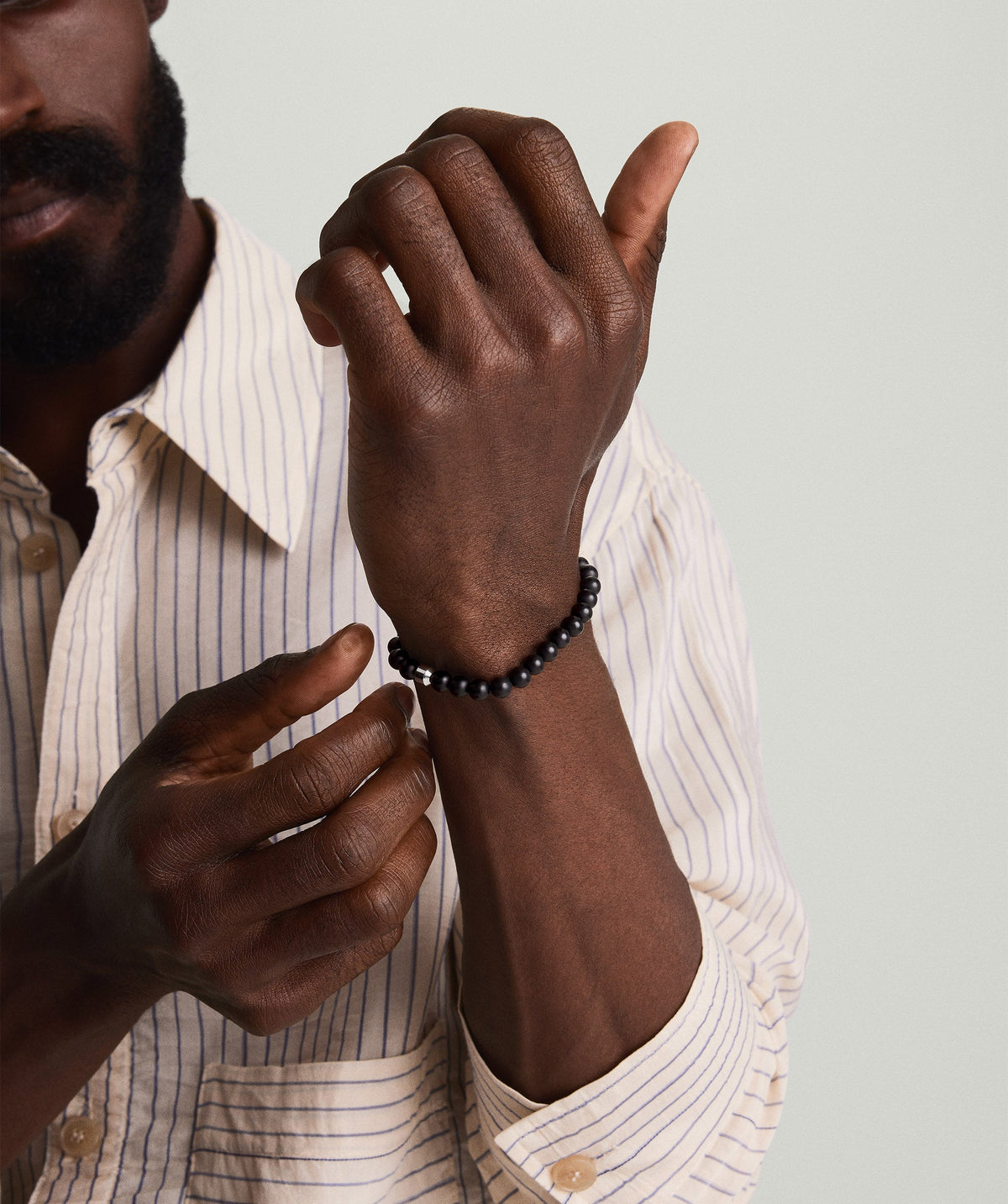 6mm Gemstone Beaded Bracelet