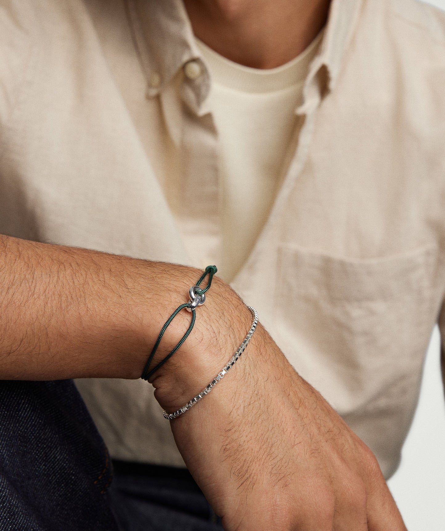 Linked Cord Bracelet
