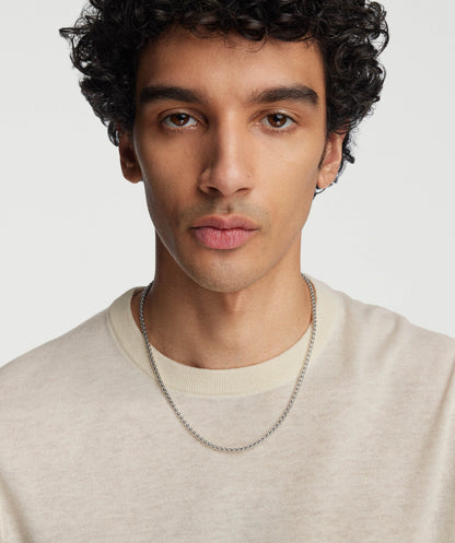 3.7mm Round Box Chain Necklace