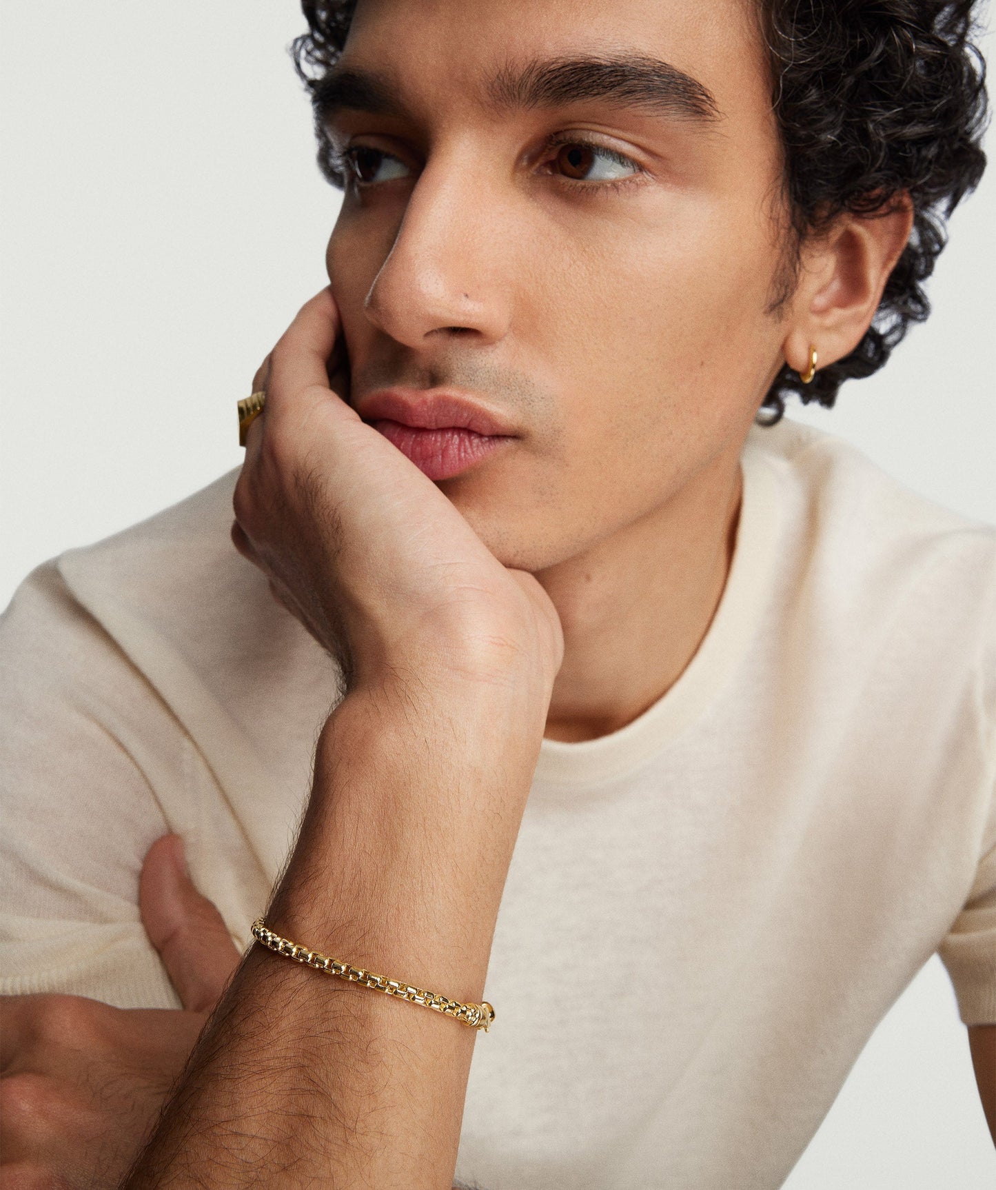 3mm Round Box Chain Bracelet