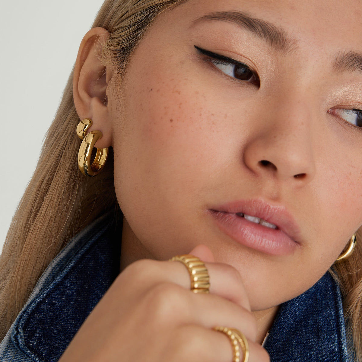 Chunky Large Hoops