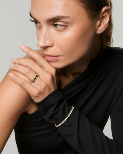 Enamel Charlotte Stacker Ring