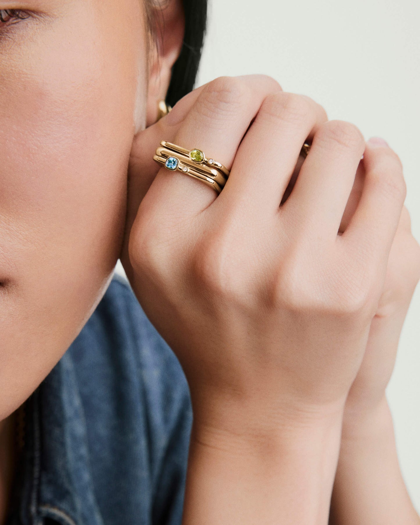 Bold Puzzle Stacking Ring