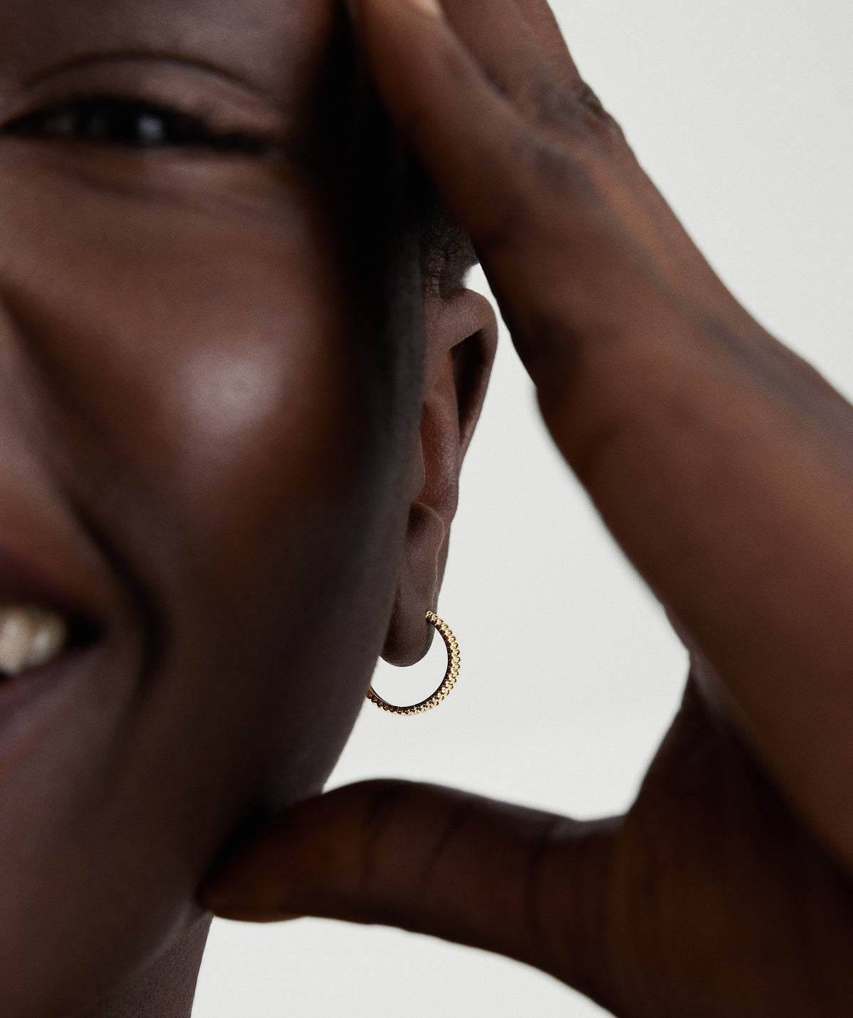 Charlotte Textured Hoops