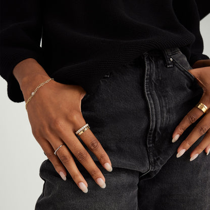 3mm Bold Diamond Eternity Band