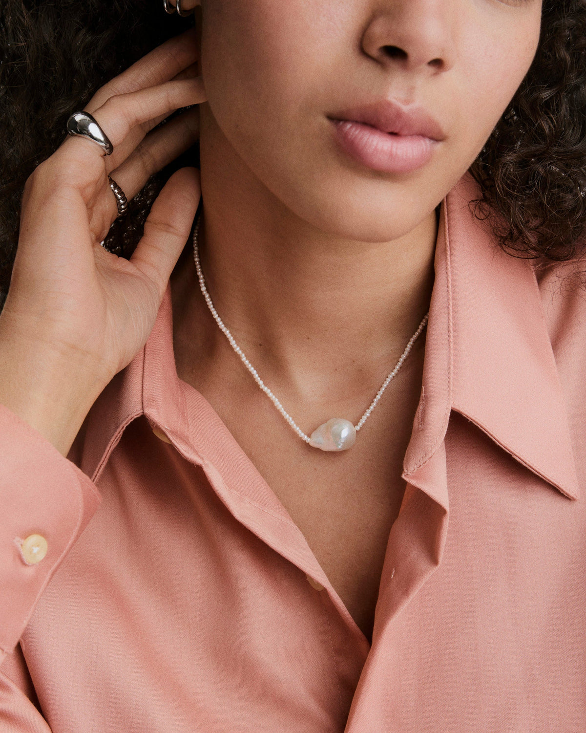 Clara Pearl Necklace