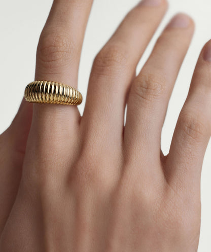 Dôme Texture Ring