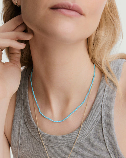 Anya Turquoise Beaded Necklace