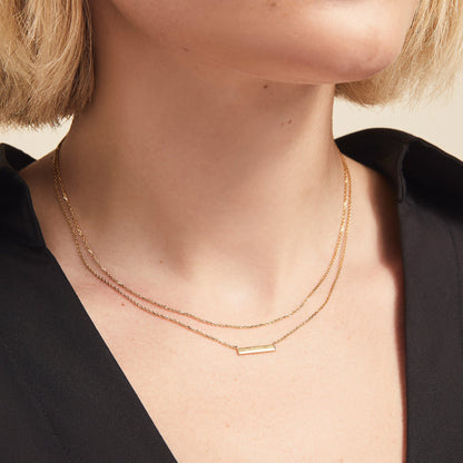 Layered Bar Necklace