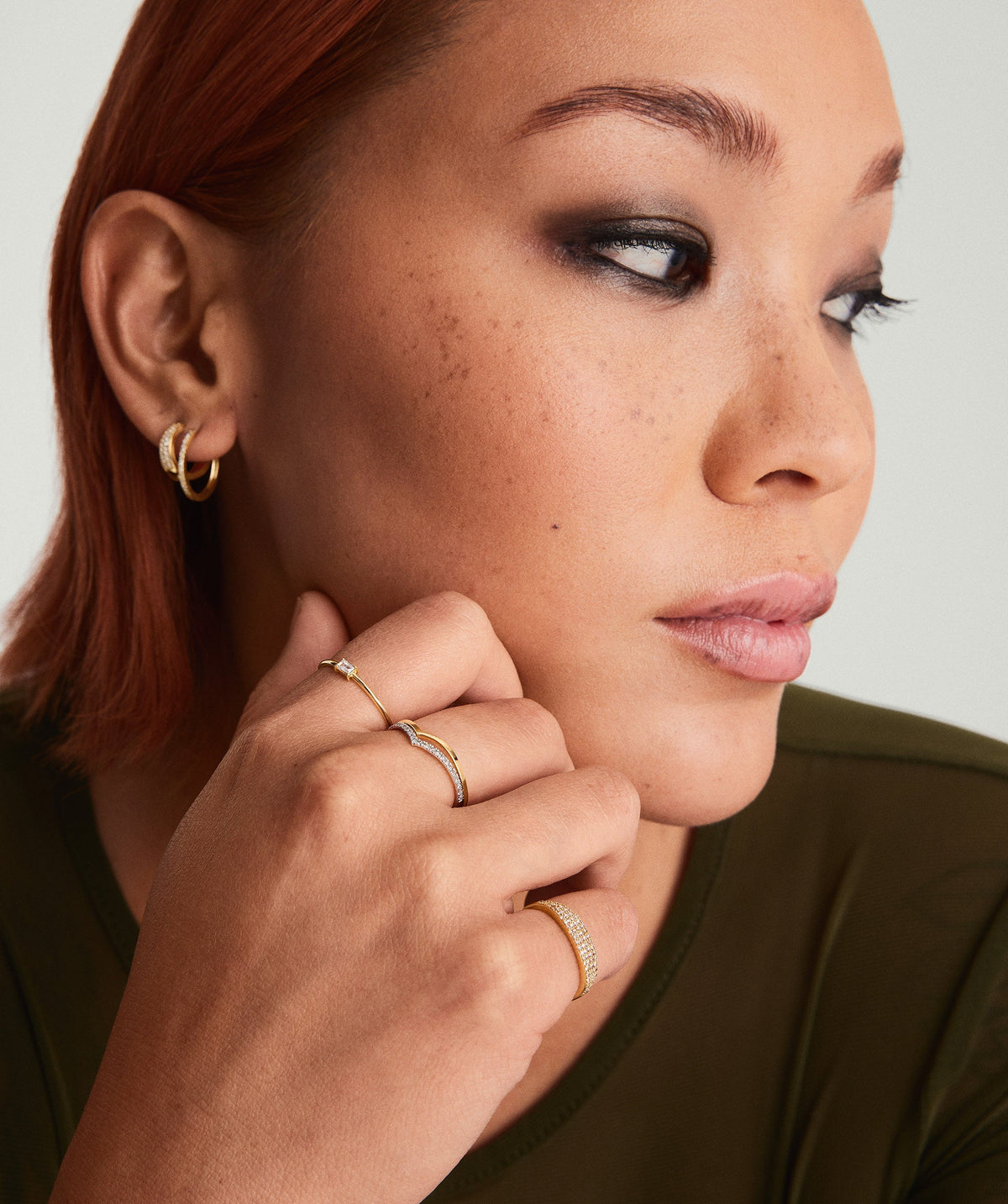 Baguette Stacker Ring