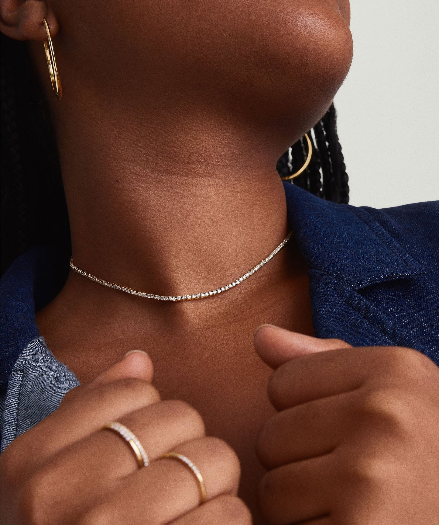 Diamond Tennis Necklace 1.8mm