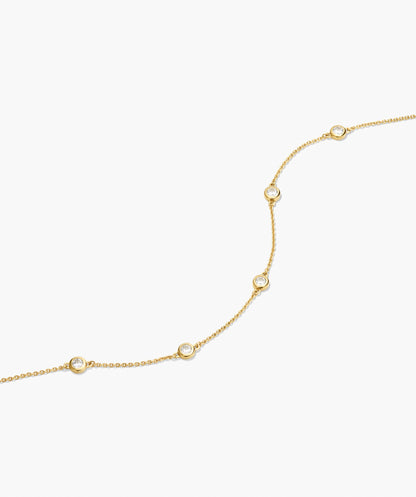 Lab Grown Sapphire Orbit Bracelet