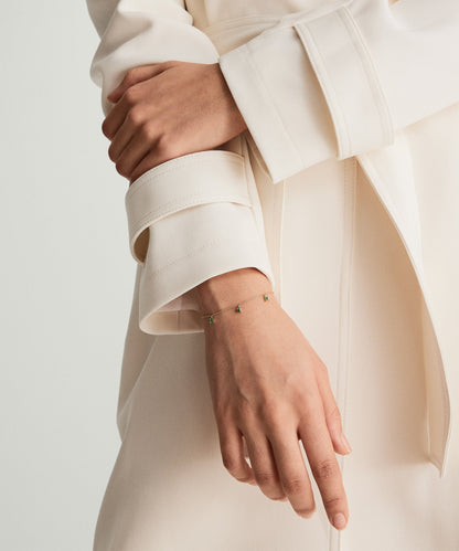 Baguette Gemstone Bracelet