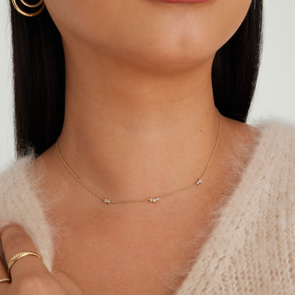 Floating Sapphire Necklace