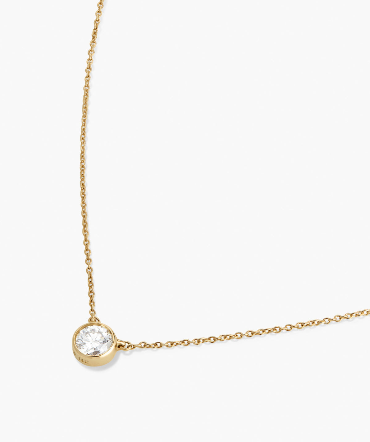 Lab Grown Diamond Solo Necklace