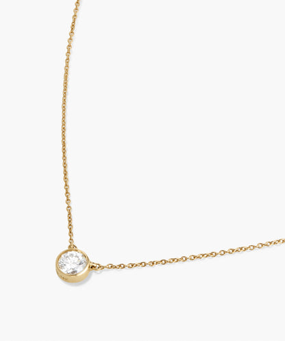 Lab Grown Diamond Solo Necklace
