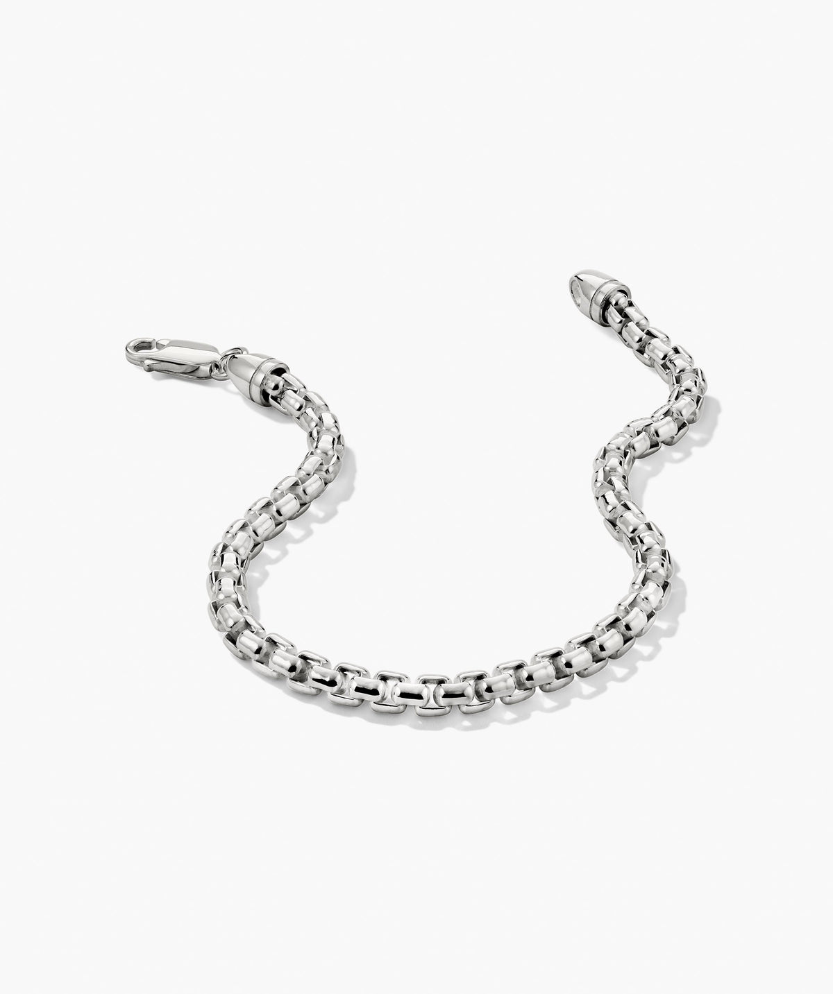 4mm Round Box Chain Bracelet