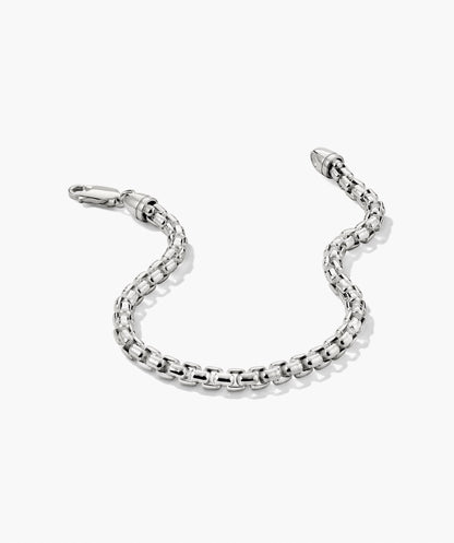 4mm Round Box Chain Bracelet