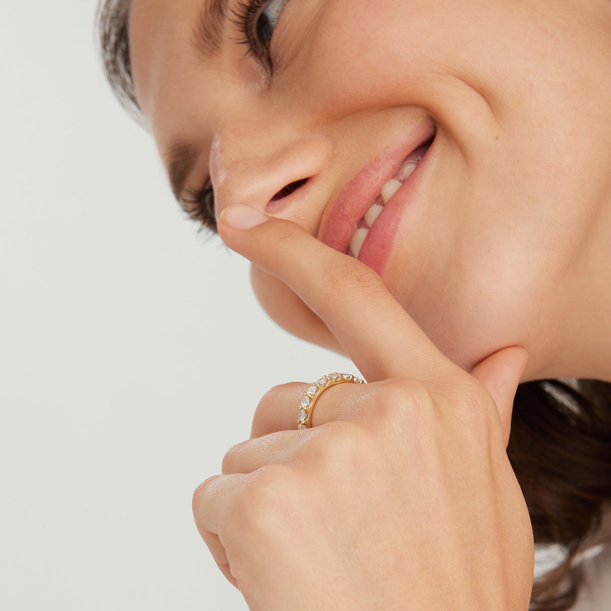 3mm Bold Diamond Eternity Band