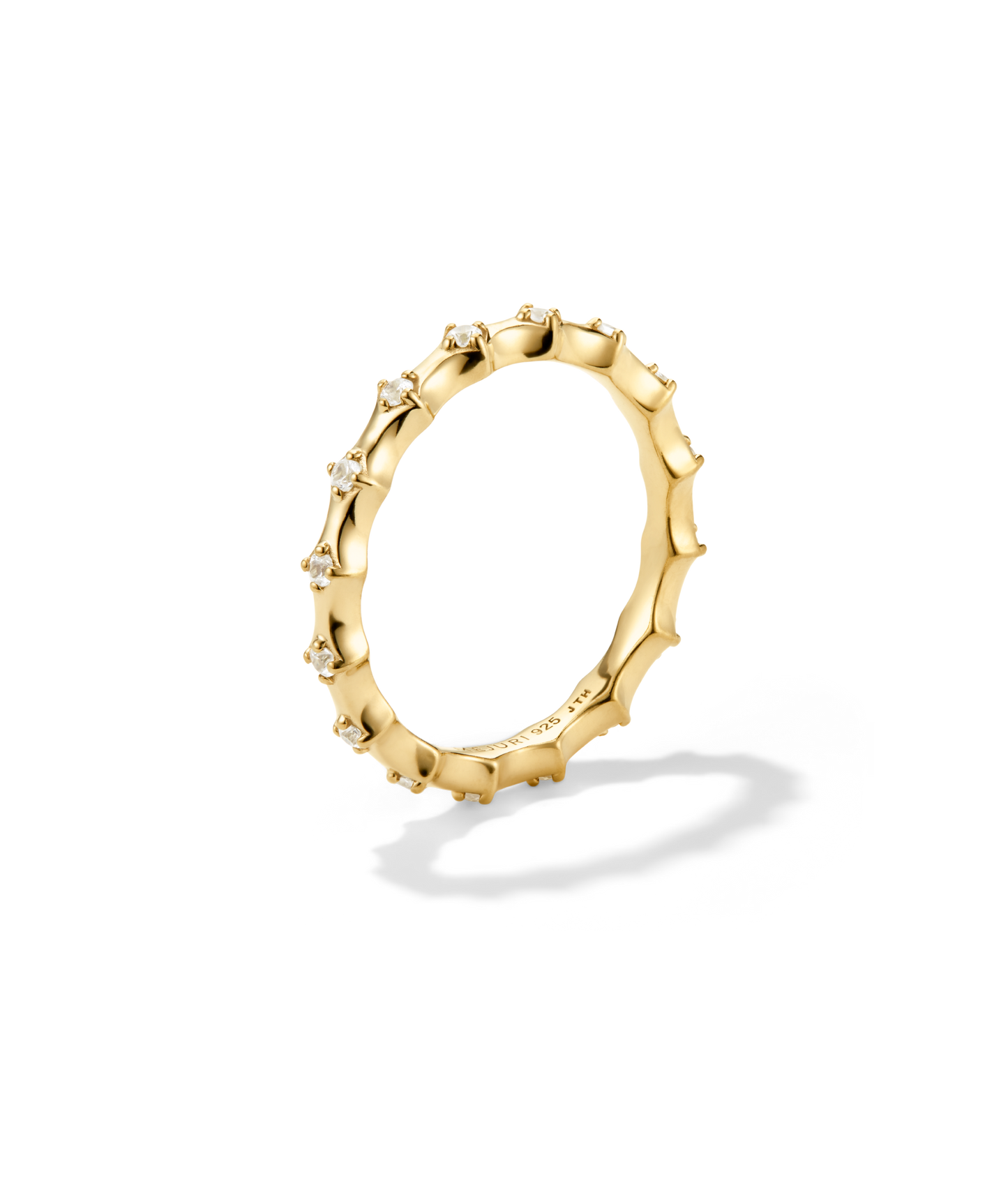 Charlotte Crest Stacker Ring