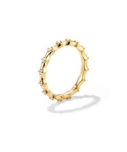 Charlotte Crest Stacker Ring