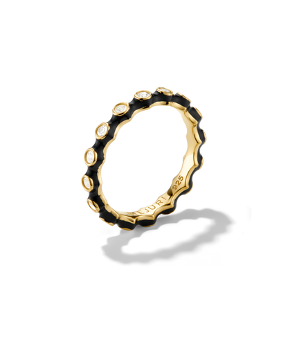 Enamel Charlotte Stacker Ring