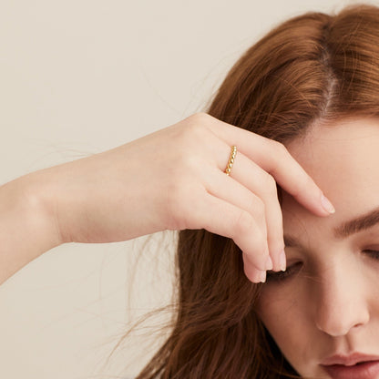 Metallic Sphere Ring