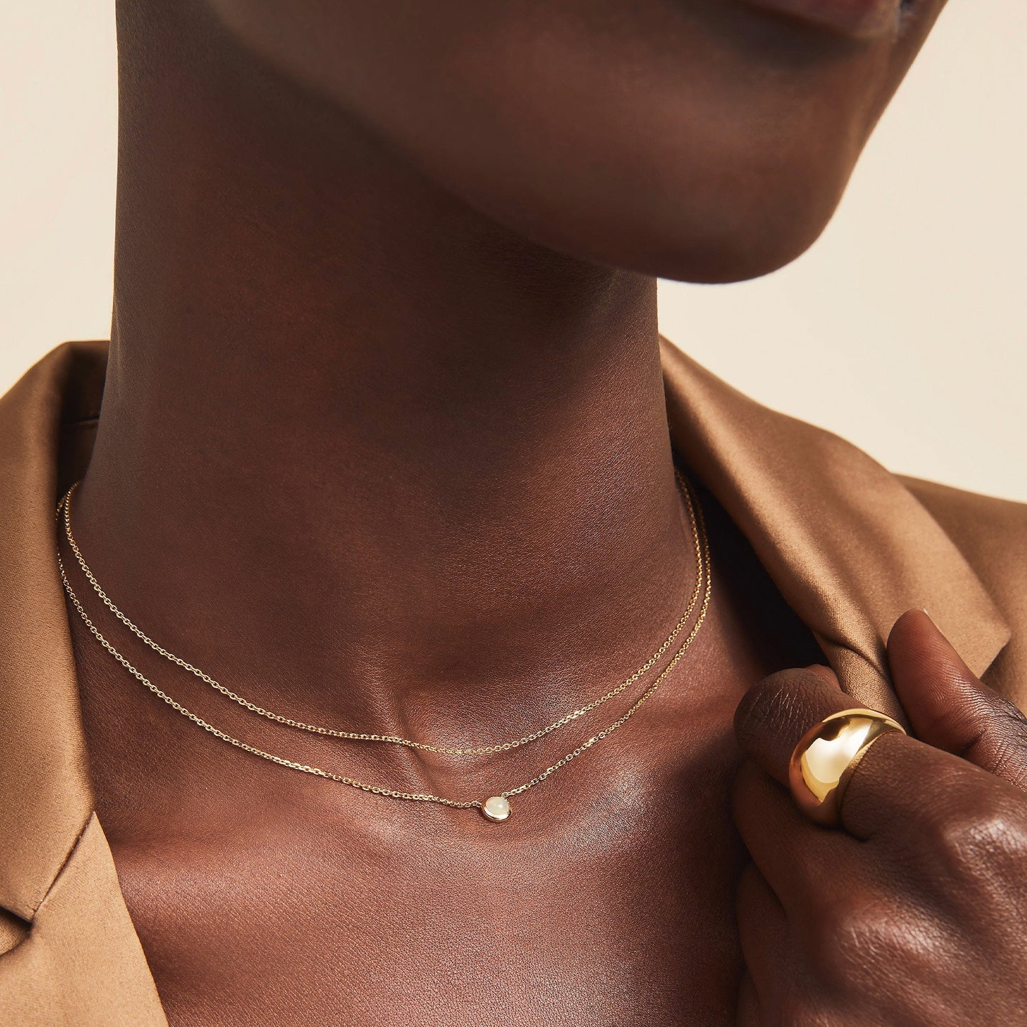 Layered Opal Necklace