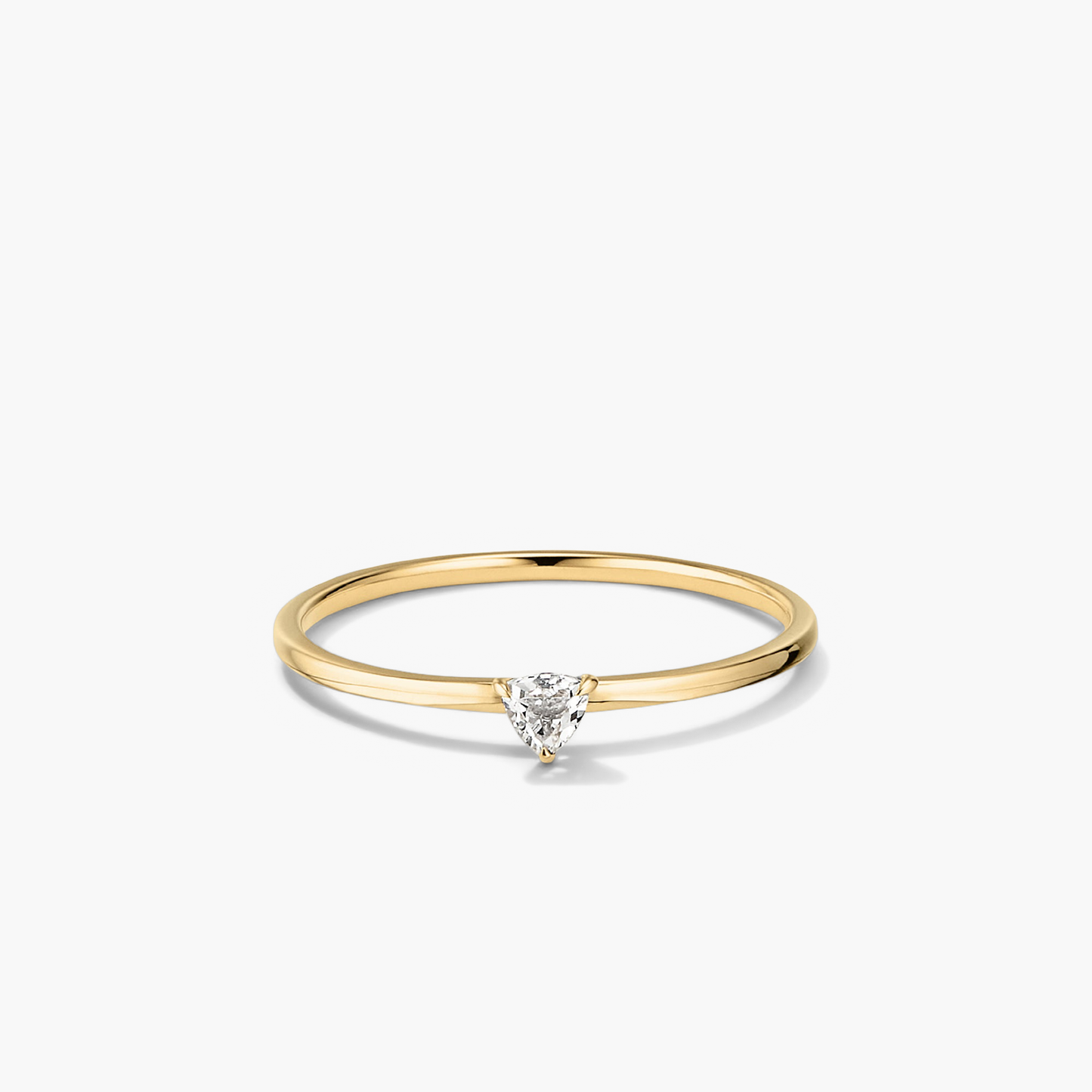 Gemstone Trillion Stacker Ring