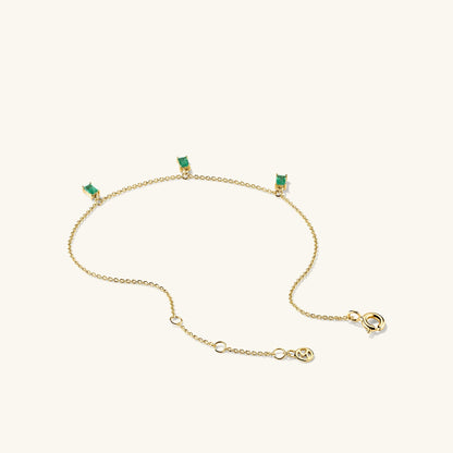 Baguette Gemstone Bracelet