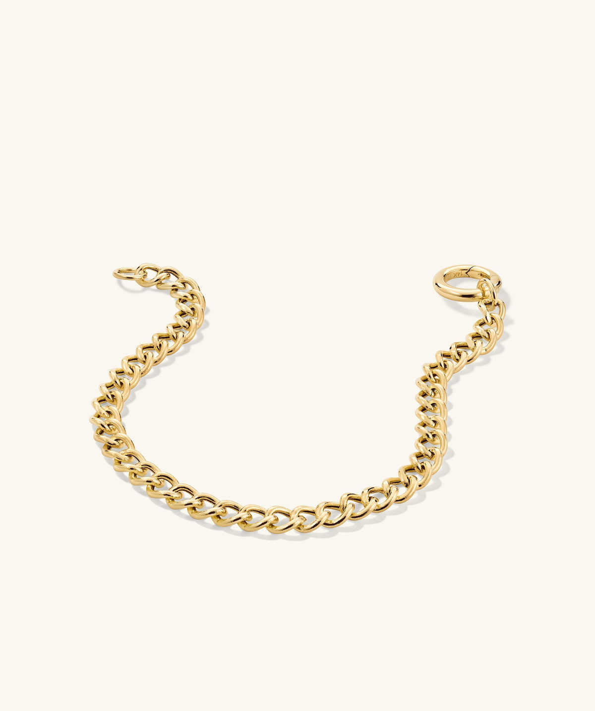 Curb Chain Charm Bracelet
