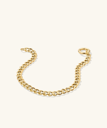 Curb Chain Charm Bracelet