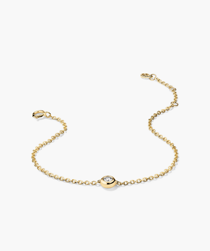 Bezel Lab Grown Diamond Bracelet