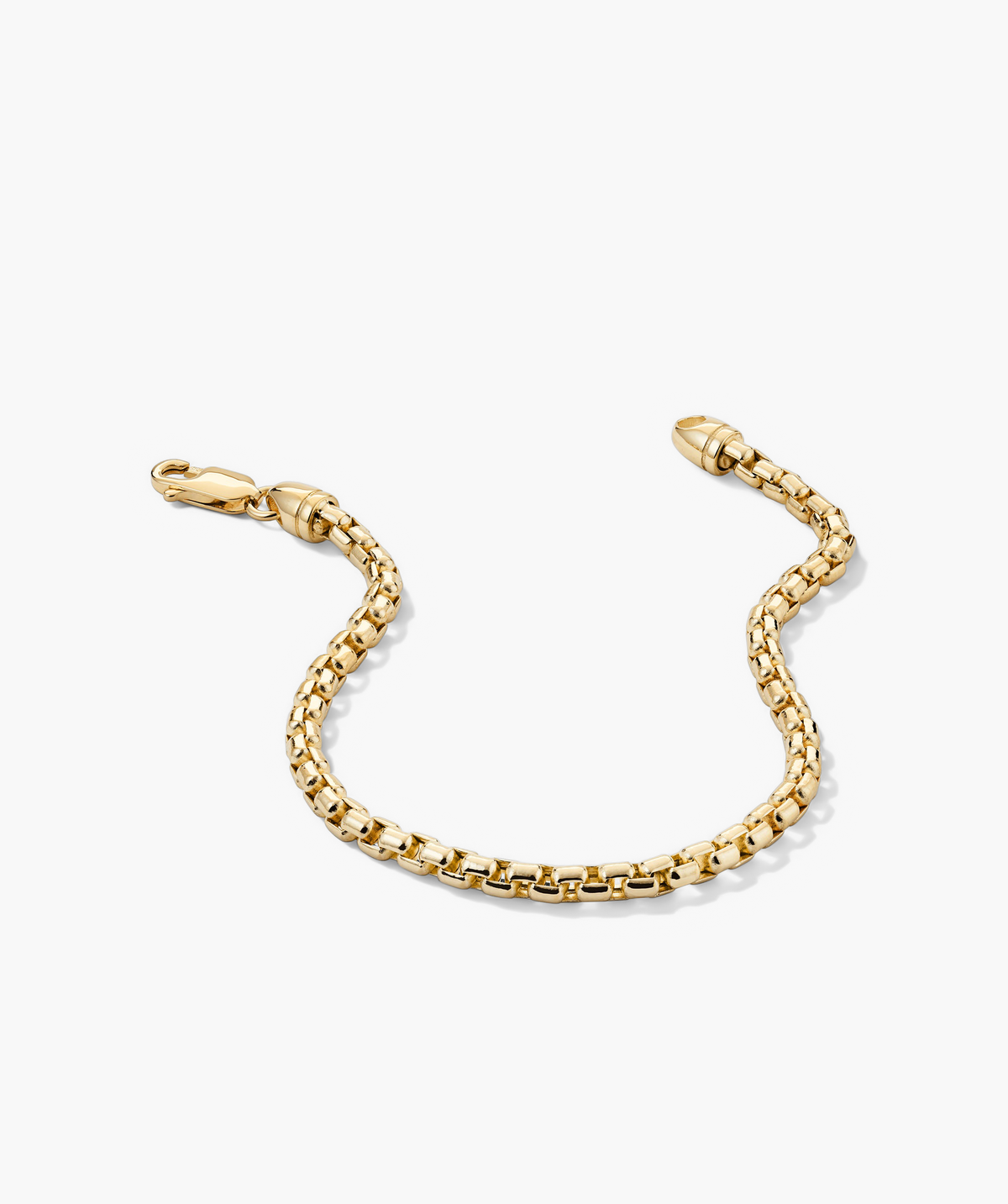 3mm Round Box Chain Bracelet