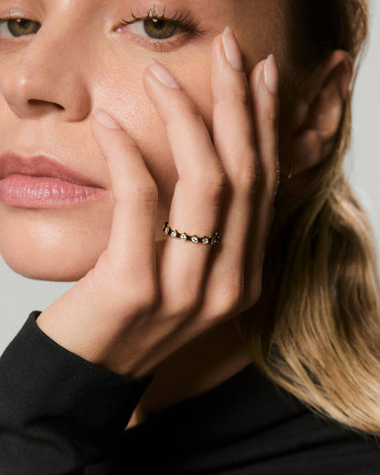 Enamel Charlotte Stacker Ring