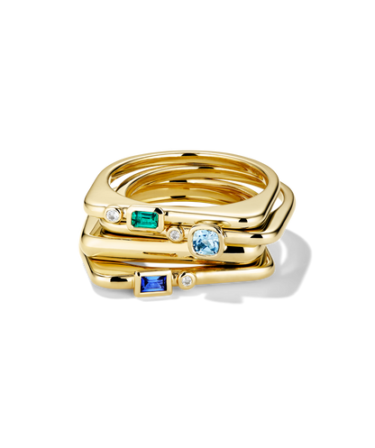 Bold Puzzle Stacking Ring