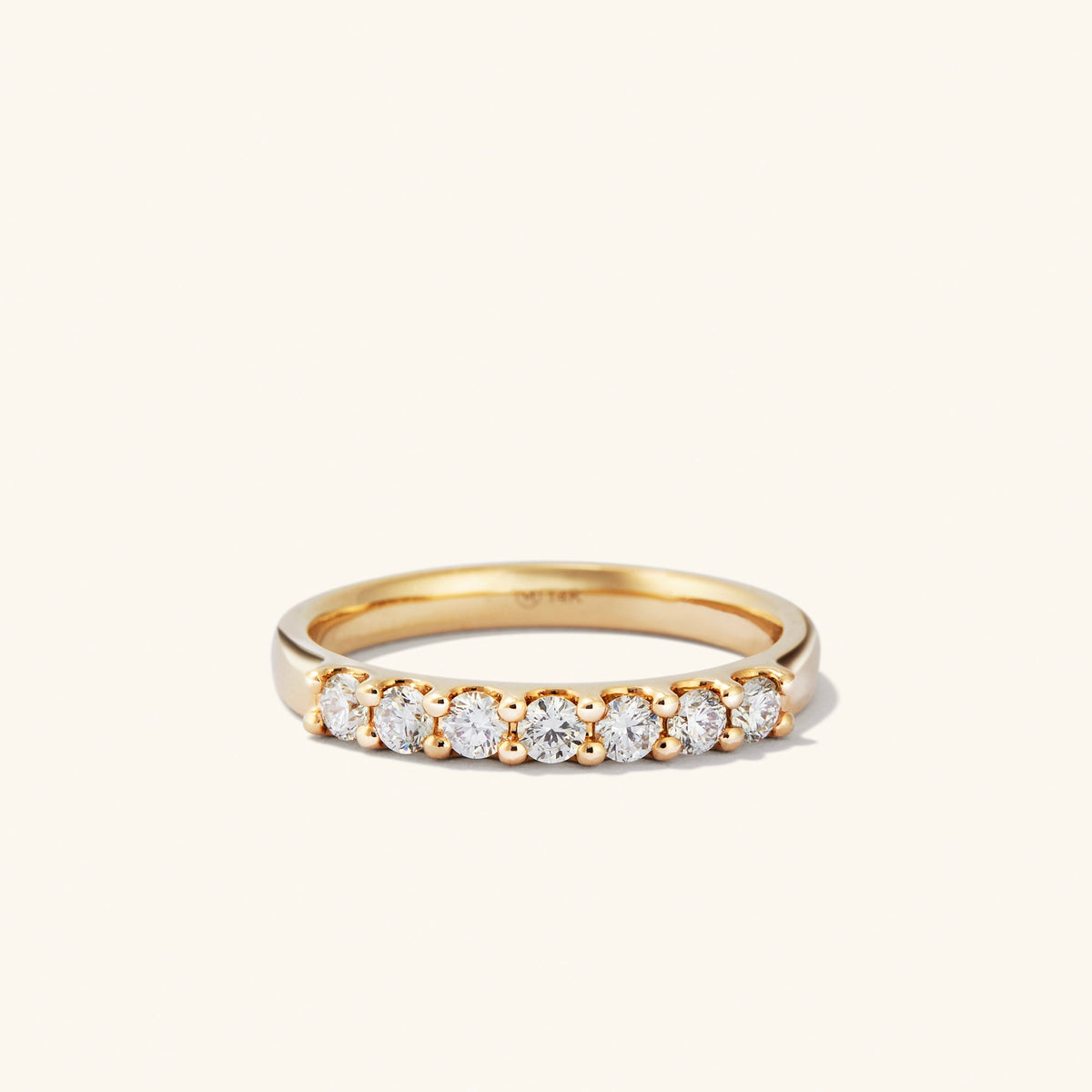 Bold Diamond Half Eternity Ring